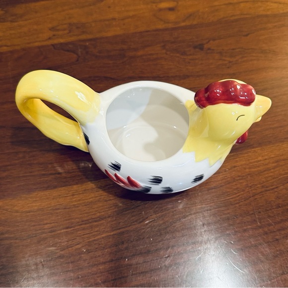 🌟3xHP🌟VTG 2005 Ceramic Chicken Cream & Sugar Set - Picture 8 of 12